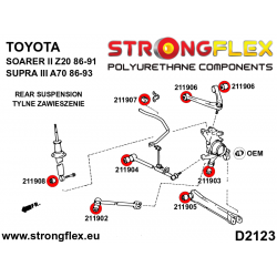 STRONGFLEX|211906B: Tuleja wahacza tylnego górnego Toyota Supra III 86-93 A70 Soarer II 86-91 2