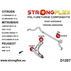 STRONGFLEX|121879A: Tuleja stabilizatora przedniego / tylnego SPORT Citroën C-Crosser 07-12 C4 Aircross 12-17 2