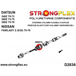 STRONGFLEX|280015A: Flexible Lenksäulenkupplung SPORT Datsun 240/260/280Z 70-78 Nissan Fairlady Z 2