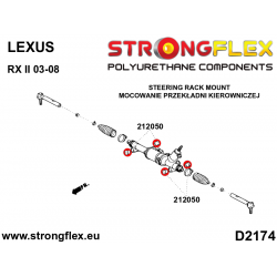 STRONGFLEX|212050A: Steering rack bush SPORT Lexus RX II 2