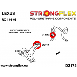 STRONGFLEX|212047B: Front anti roll bar bush Lexus RX II 2