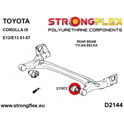 STRONGFLEX|211972A: Rear beam mounting bush SPORT Toyota Corolla IX 01-07 E120 2