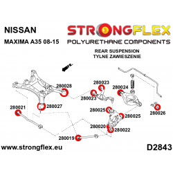 STRONGFLEX|280025A: Hintere Aufhängungsbuchse SPORT Nissan Maxima VII 09-15 2