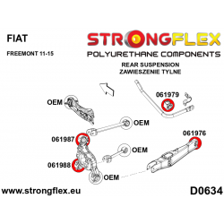 STRONGFLEX|061987A: Hintere Achsschenkelbuchse - oberen 47mm SPORT Fiat Freemont 2