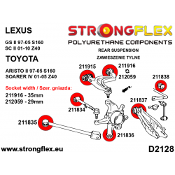 STRONGFLEX|211916A: Tuleja wahacza tylnego górnego – tylna 35mm SPORT Lexus GS/F II 97-05 S160 SC 01-10 Z40 2