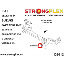 STRONGFLEX|200019B: Tuleja belki tylnej Suzuki Swift FZ/NZ 10-17 Fiat Sedici 06-14 SX4 S-Cross 13-21 Vitara II 15- 2