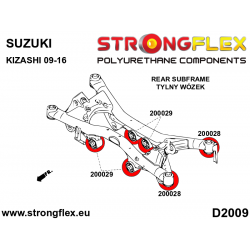 STRONGFLEX|200029A: Tuleja tylnego dyferencjału SPORT Suzuki Kizashi 09-15 2