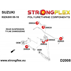 STRONGFLEX|206163B: Zestaw zawieszenia tylnego Suzuki Kizashi 09-15 FWD 2