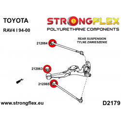 STRONGFLEX|212065A: Hintere untere Querlenkerbuchse SPORT Toyota RAV4 I 94-00 2