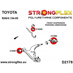 STRONGFLEX|216289B: Vorderachsbuchsen Satz Toyota RAV4 I 94-00 2