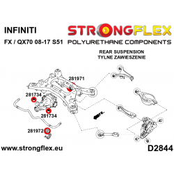STRONGFLEX|281972A: Rear stabilizer bush SPORT Infiniti FX/QX70 08-17 2