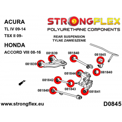STRONGFLEX|081839A: Tuleja wahacza tylnego górnego SPORT Honda Accord VIII 08-16 Acura TL IV 09-14 UA8/UA9 TSX II CU2 2