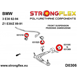 STRONGFLEX|036121A: Full suspension polyurethane bush kit SPORT BMW Z1 89-91 2