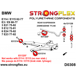 STRONGFLEX|036125A: Hinterachsbuchsen Satz SPORT BMW Seria 7 I 77-86 E23 2