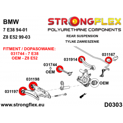 STRONGFLEX|036090B: Zestaw zawieszenia tylnego BMW Z8 99-03 2