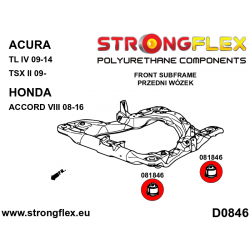 STRONGFLEX|086235B: Vorderachsträger – buchsensatz Honda Accord VIII 08-16 Acura TL IV 09-14 UA8/UA9 TSX II 2