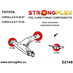STRONGFLEX|216269B: Vorderachsbuchsen Satz Toyota Corolla VIII 97-02 E110 VII 92-97 2