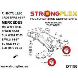 STRONGFLEX|111823B: Rear subframe - rear bush Mercedes Class C W202 93-01 CLK-Class W208 97-03 SLK R170 96-04 SL 2