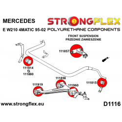 STRONGFLEX|116244A: Kompletny zestaw zawieszenia SPORT Mercedes Klasa E W210 95-03 2