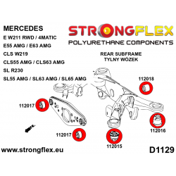 STRONGFLEX|112017A: Tuleja tylnego dyferencjału – przednia SPORT Mercedes Klasa E W211 02-09 RWD 4MATIC CLS C219 2
