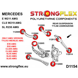 STRONGFLEX|116283A: Hinterachsbuchsen Satz AMG SPORT Mercedes Klasse E W211 02-09 AMG CLS C219 04-10 SL R230 2