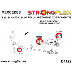 STRONGFLEX|116297A: Full suspension polyurethane bush kit SPORT Mercedes Class E W124 84-97 2