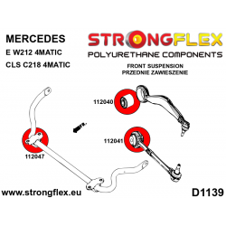 STRONGFLEX|116272A: Front suspension bush kit SPORT Mercedes Class E W212 09-16 4MATIC CLS-Class C218 2
