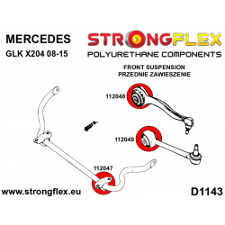 STRONGFLEX|116276A: Front suspension bush kit SPORT Mercedes GLK 08-15 2