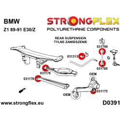 STRONGFLEX|036120A: Hinterachsbuchsen Satz SPORT BMW Z1 89-91 2