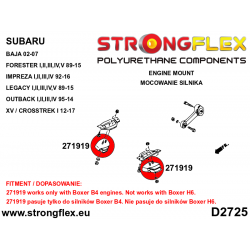 STRONGFLEX|271919B: Poduszka silnika Subaru Forester I 97-02 SF II 02-08 SG III 09-13 SH Impreza 92-00 GM GC GF 00-07 GD GG 2
