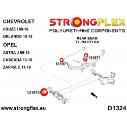 STRONGFLEX|131970B: Tuleja belki tylnej Opel/Vauxhall Astra J 09-15 Chevrolet Cruze I 08-16 Zafira C 11-19 Cascada 13-19 2