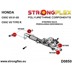 STRONGFLEX|081848A: Lenkgetriebebuchse SPORT Honda Civic VII 01-06 EU/ES EP EM EV EP3 Type R 2