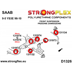 STRONGFLEX|136233A: Kompletny zestaw zawieszenia SPORT Saab 9-5 I 98-10 YS3E 2