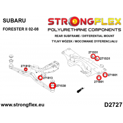 STRONGFLEX|271812A: Differentialelement - vorne buchse SPORT Subaru Forester II 02-08 SG 2
