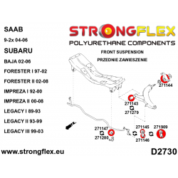 STRONGFLEX|271144B: Tuleja tylna wahacza przedniego Saab 9-2X 04-06 Subaru Forester I 97-02 SF II 02-08 SG Impreza 2