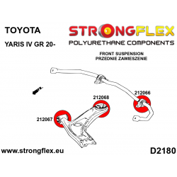 STRONGFLEX|216296A: Full suspension bush kit SPORT Toyota Yaris IV 19- P21/PA1/PH1 20- GR-FOUR 2