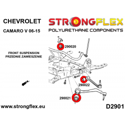 STRONGFLEX|296104B: Polyurethan Buchsensatz für Vorder-und Hinterachse Chevrolet Camaro V 09-15 2