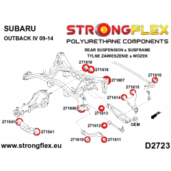 STRONGFLEX|271807B: Rear beam – rear bush Subaru Legacy/Outback Legacy V/Outback IV 09-14 BM 2