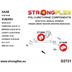 STRONGFLEX|271808A: Buchse Schalthebel Stabilisierung SPORT Saab 9-2X 04-06 Subaru Forester I 97-02 SF II 02-08 SG 2