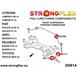 STRONGFLEX|061990A: Front anti roll bar bush SPORT Citroën Jumper/Relay II 06-14 Fiat Ducato III Peugeot Boxer Manager Opel 2