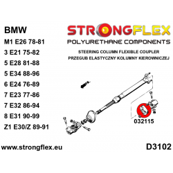 STRONGFLEX|032115A: Steering column flexible coupler SPORT BMW Serie 3 I 75-82 E21 5 II 81-88 E28 III 88-96 E34 Seria 6 76-89 2