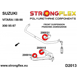 STRONGFLEX|200014A: Vorderachse Querlenker - vordere Buchse SPORT Suzuki X-90 95-97 Vitara I 88-98 2