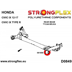 STRONGFLEX|081856A: Rear beam bush SPORT Honda Civic IX 12-17 FK/FG FA FD 15-17 Type R 2