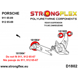 STRONGFLEX|181905A: Tuleja wahacza tylnego - wewnętrzna SPORT Porsche 911 2