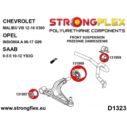 STRONGFLEX|136237A: Zestaw zawieszenia przedniego i tylnego SPORT Opel/Vauxhall Insignia A 08-17 G09 AWD Saab 9-5 II 10-12 YS3G 2