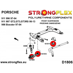 STRONGFLEX|181910A: Tuleja wahacza – wewnętrzna SPORT Porsche 911 996 97-04 997 Turbo 05-13 GT2 GT3 GT3RS 06-13 991 12-19 2