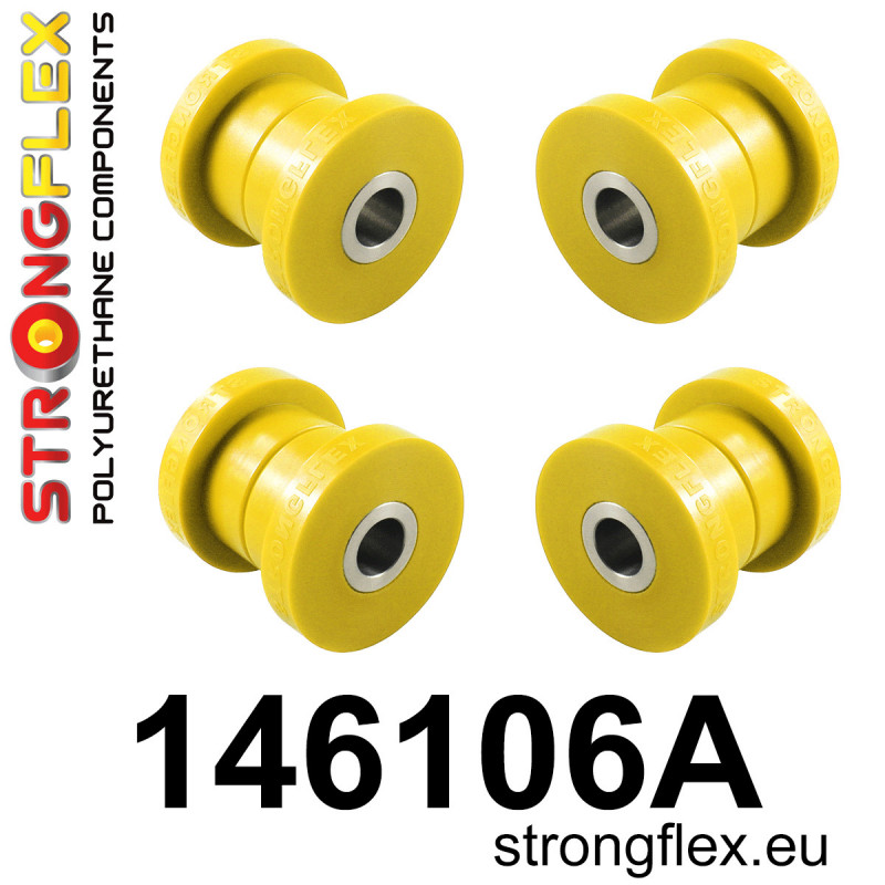 STRONGFLEX|146106A: Rear beam bushing kit SPORT Peugeot 206/206 98-12