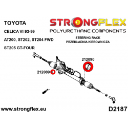 STRONGFLEX|212089A: Tuleja przekładni kierowniczej SPORT Toyota Celica VI 93-99 T200 AT200 ST202 ST204 FWD ST205 GT-Four 4WD 2