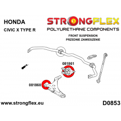 STRONGFLEX|081861A: Front wishbone – rear bush SPORT Honda Civic X 15-21 17-21 FK8 Type R 2