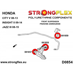 STRONGFLEX|081858B: Vorderachse Querlenker hintere Buchse Honda Jazz III 08-15 Insight II 09-14 2